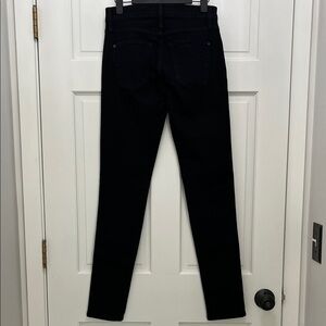James Jeans Twiggy Black Clean II Jet Black Denim Dry Aged Jeans - Size 28